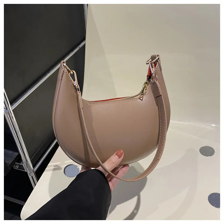 Nuevo bolso de béisbol en forma de luna de gama alta a la moda que muestra un solo bolso de hombro de lujo para mujer bolsos elegantes para mujer bolso de mujer