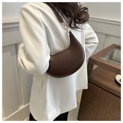 Nuevo bolso de béisbol en forma de luna de gama alta a la moda que muestra un solo bolso de hombro de lujo para mujer bolsos elegantes para mujer bolso de mujer