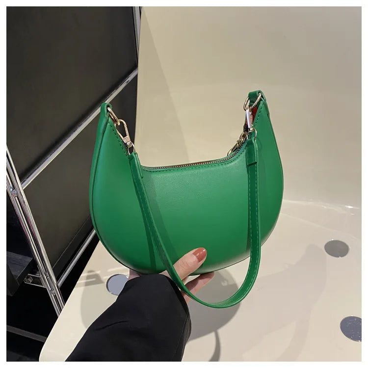 Nuevo bolso de béisbol en forma de luna de gama alta a la moda que muestra un solo bolso de hombro de lujo para mujer bolsos elegantes para mujer bolso de mujer