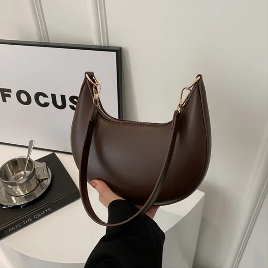 Nuevo bolso de béisbol en forma de luna de gama alta a la moda que muestra un solo bolso de hombro de lujo para mujer bolsos elegantes para mujer bolso de mujer