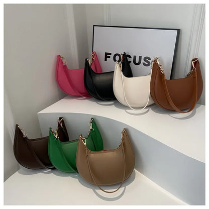 Nuevo bolso de béisbol en forma de luna de gama alta a la moda que muestra un solo bolso de hombro de lujo para mujer bolsos elegantes para mujer bolso de mujer