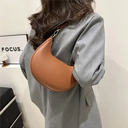 Nuevo bolso de béisbol en forma de luna de gama alta a la moda que muestra un solo bolso de hombro de lujo para mujer bolsos elegantes para mujer bolso de mujer