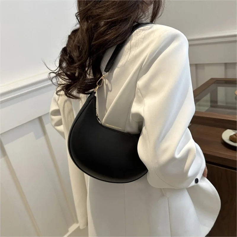 Nuevo bolso de béisbol en forma de luna de gama alta a la moda que muestra un solo bolso de hombro de lujo para mujer bolsos elegantes para mujer bolso de mujer