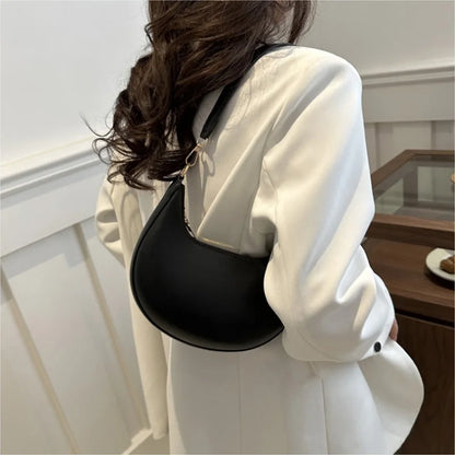 Nuevo bolso de béisbol en forma de luna de gama alta a la moda que muestra un solo bolso de hombro de lujo para mujer bolsos elegantes para mujer bolso de mujer